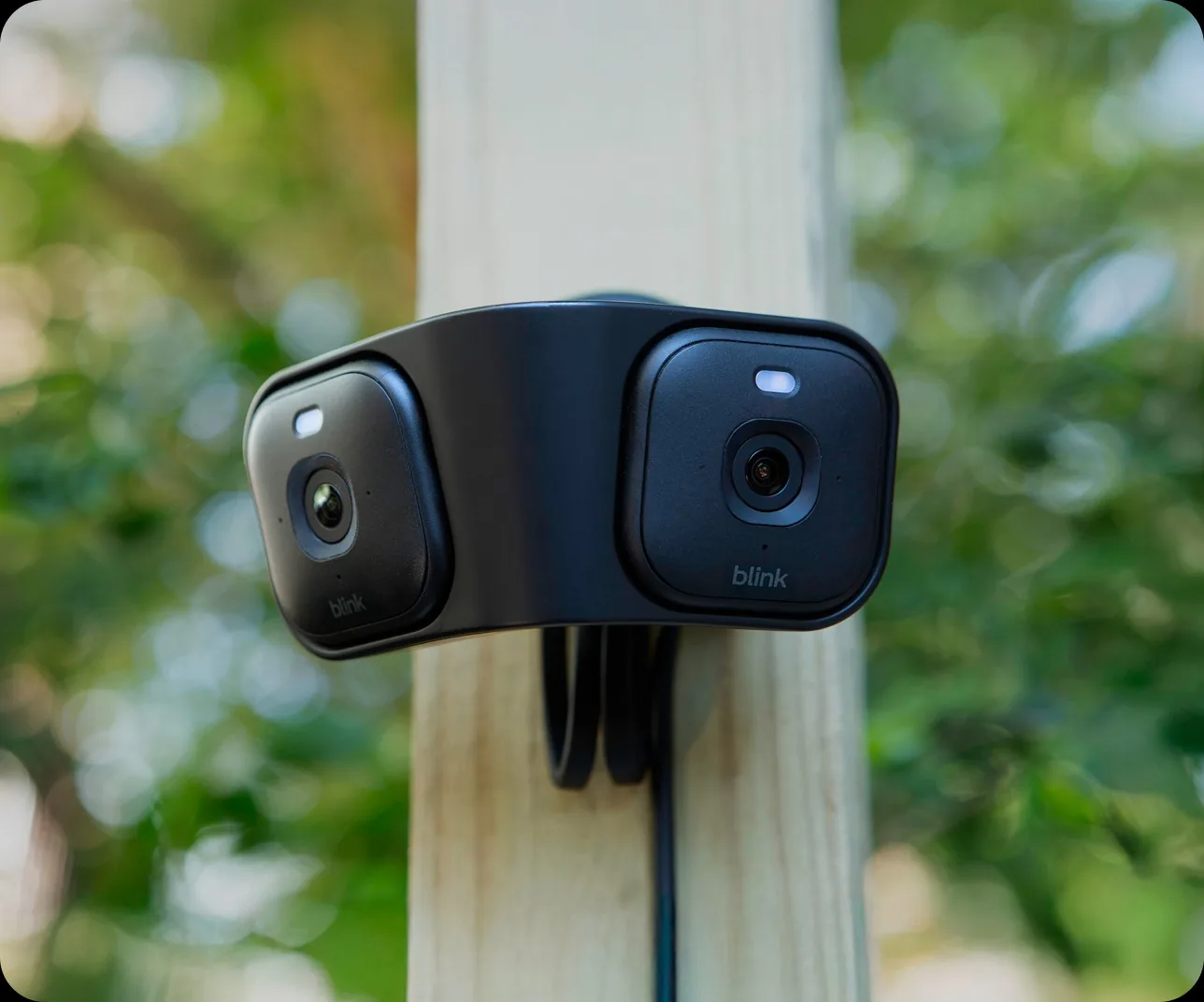 Dual Blink cameras professionally mounted by DaydreamDigital