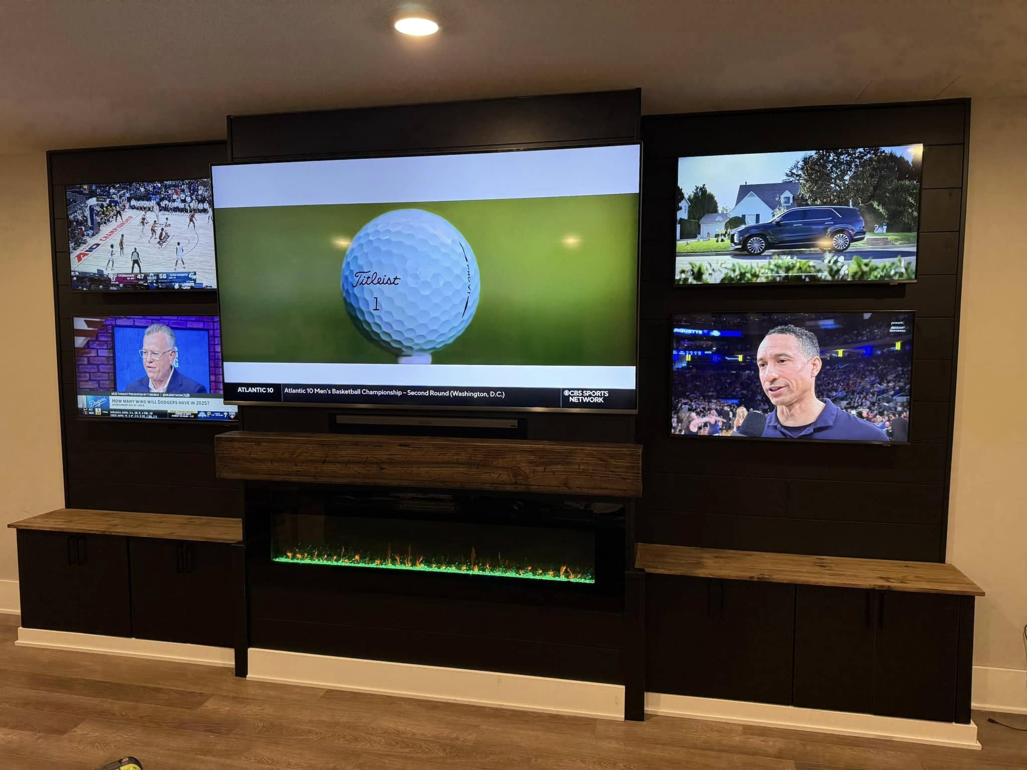 Mounted with the room in mind